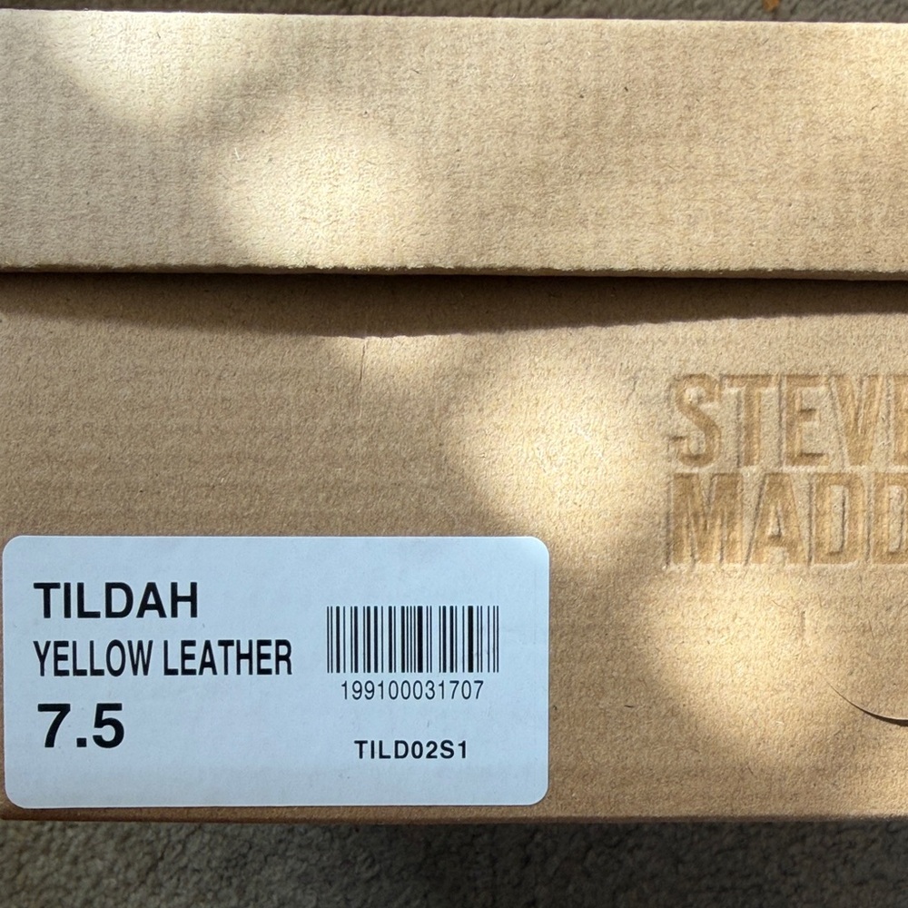 New! Steve Madden Tildah leather Heels - Picture 9 of 9